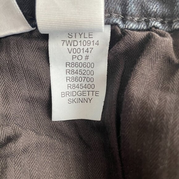 Lucky Brand Women's Bridgette Skinny Dark Wash Jeans, Size 14 EUC - Picture 9 of 9